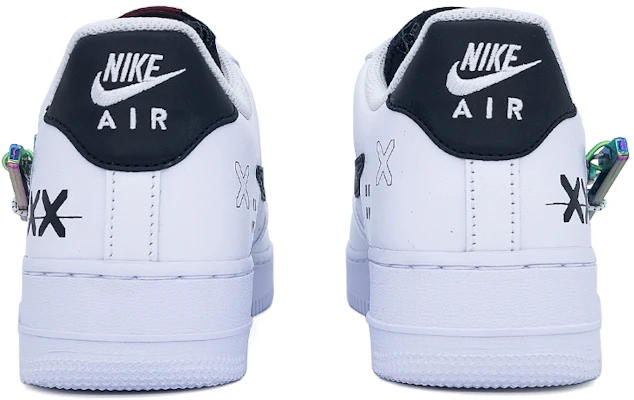 【定制球鞋】 Nike Air Force 1 Low 07 PRM "carbiner swoosh" 印花集 印花 圖案 電競 低幫 板鞋 男款 白黑 Shop 【定制球鞋】 Nike Air Force 1 Low 07 PRM "carbiner swoosh" 印花集 印花 圖案 電競 低幫 板鞋 男款 白黑