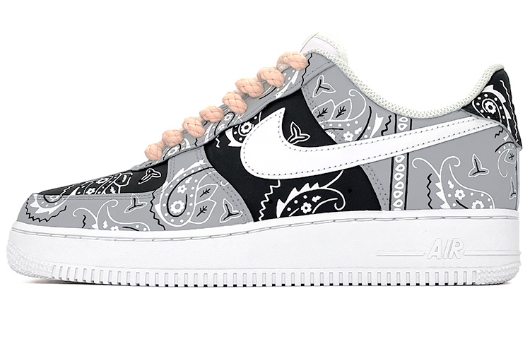 Buy Zapatillas Nike Air Force 1 Low 'Cashew Flower Hip Hop Street' 314192-117(Team-肆女款喷绘黑白灰腰果花)