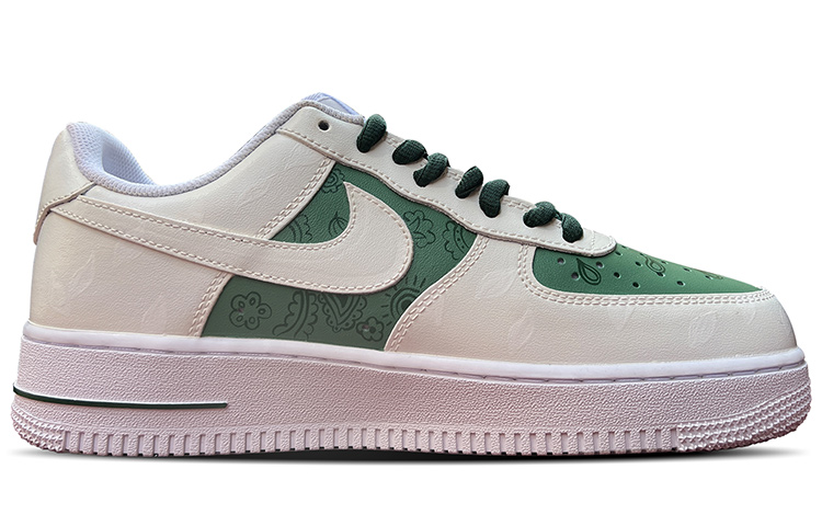 Order Zapatillas Nike Air Force 1 Low 'Verde Beige Flores Anacardo' 315122-111(TeamD-男款腰果花手绘彩绘绿米白)