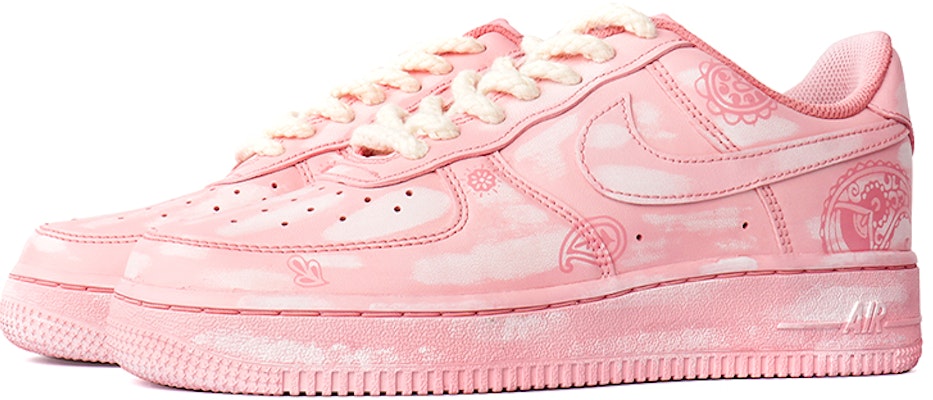 AF1 ロー カシューフラワー スクラッチ ピンク白 (抽選) CW2288-111(Team拾柒-男女款刮刮乐腰果花破旧) Lookbook AF1 ロー カシューフラワー スクラッチ ピンク白 (抽選) CW2288-111(Team拾柒-男女款刮刮乐腰果花破旧)