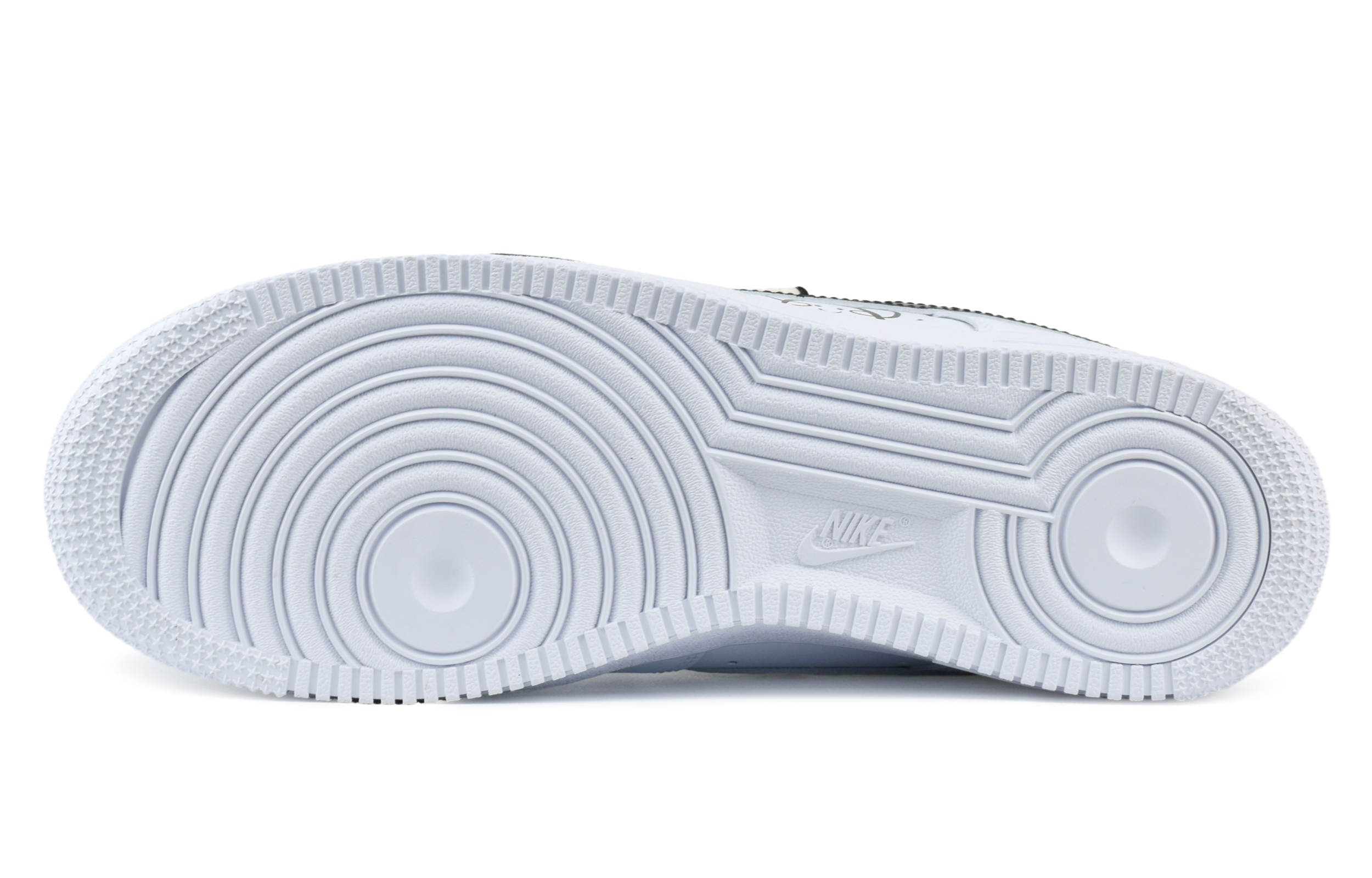 Details for [Sepatu Kustom] Nike Air Force 1 Low 'Grafiti Kucing dan Beruang' CW2288-111(TeamD-男款小熊涂鸦)