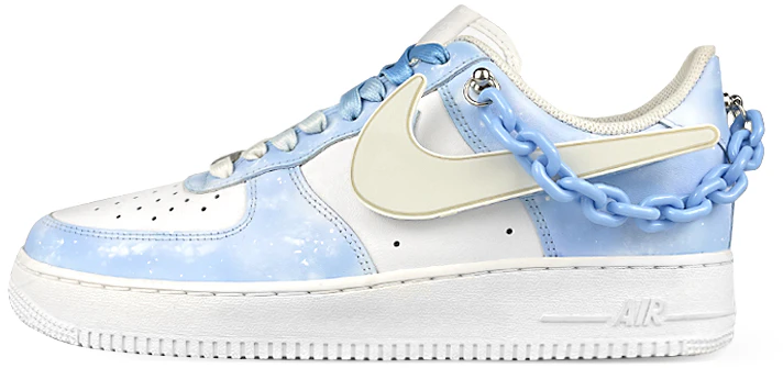 custom-shoes-nike-air-force-1-low-chain-cyberpunk-led-swoosh-gradient-white-blue