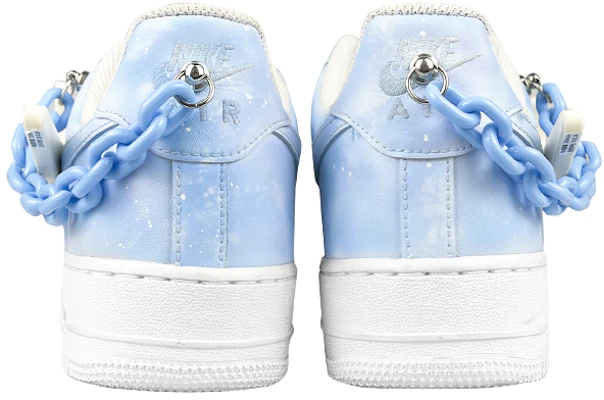 【定制鞋】Nike 空军 1 低帮 '白蓝链条' DH2920-111(Team叁-女LED蓝链) Details for 【定制鞋】Nike 空军 1 低帮 '白蓝链条' DH2920-111(Team叁-女LED蓝链)