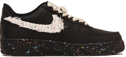 【定制鞋款】耐克空军一号低帮“香奈儿风拼布” CW2288-001(TeamJ-男款泼墨拼贴黑白) Order 【定制鞋款】耐克空军一号低帮“香奈儿风拼布” CW2288-001(TeamJ-男款泼墨拼贴黑白)