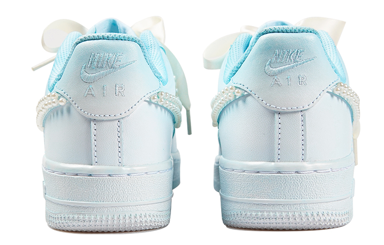 Purchase [Sepatu Custom] Nike Air Force 1 Low 'Chanel Pearl Biru' CW2288-111(TeamP-男款浸染渐变蓝珍珠QD)