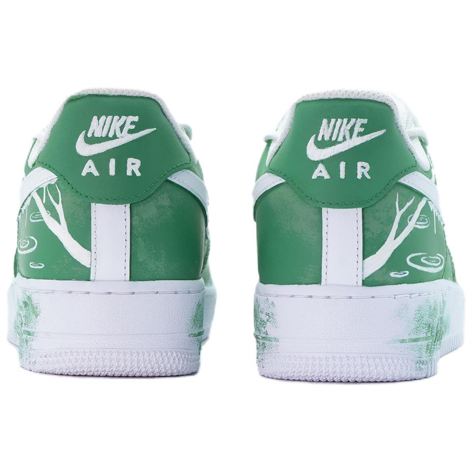 [Custom Shoes] Nike Air Force 1 Low 'Chaotic Taste Waterbird Green White' 圖 5