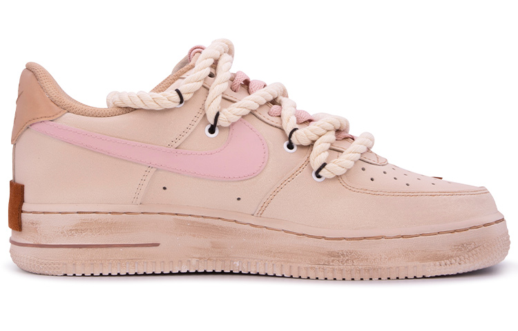 Order [Kasut Custom] Nike Air Force 1 Rendah 'Cherish Deconstructed Coklat Muda Pink' CW2288-111(TeamM-男款风情月思)