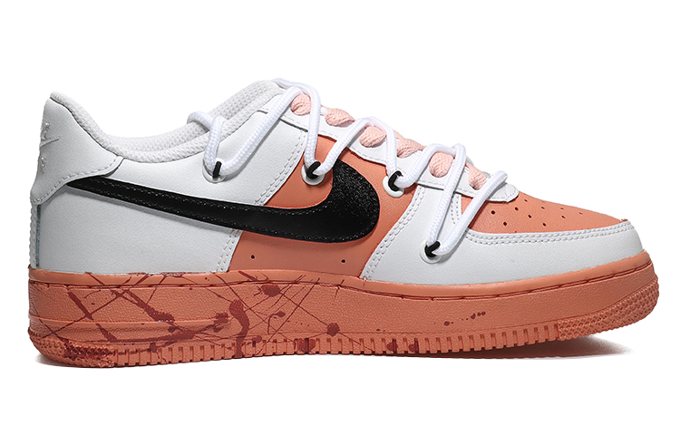 Order 【カスタムシューズ】ナイキ エアフォース 1 ロー「桜 - ホワイト ピンク ブラック」 DH2920-111(Team10-樱花雪女款)