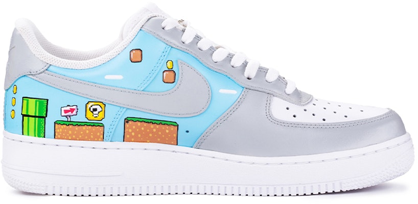 ナイキAF1 ロー キッズデーボタン マリオピクセル CW2288-111(TeamA-男款儿童节马里奥白灰) Lookbook ナイキAF1 ロー キッズデーボタン マリオピクセル CW2288-111(TeamA-男款儿童节马里奥白灰)