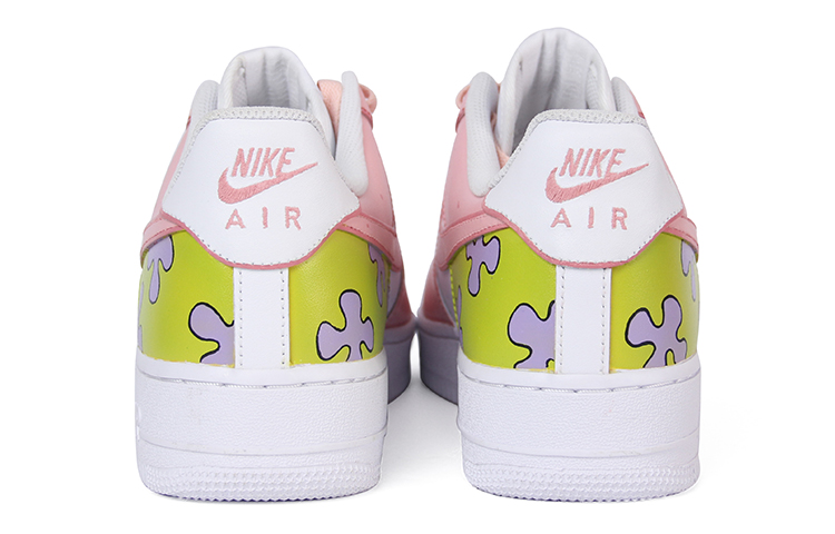 Shop [Sepatu Kustom] Nike Air Force 1 Low 'Hari Anak Spongebob' CW2288-111-(TeamJ-儿童节男款派大星粉白)