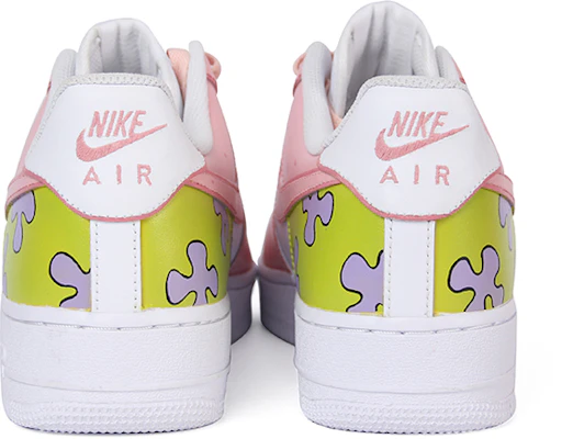 【訂製球鞋】Nike Air Force 1 Low 空軍一號 兒童節 派大星兒童節主題訂製 低幫 板鞋 男款 粉白 Shop 【訂製球鞋】Nike Air Force 1 Low 空軍一號 兒童節 派大星兒童節主題訂製 低幫 板鞋 男款 粉白