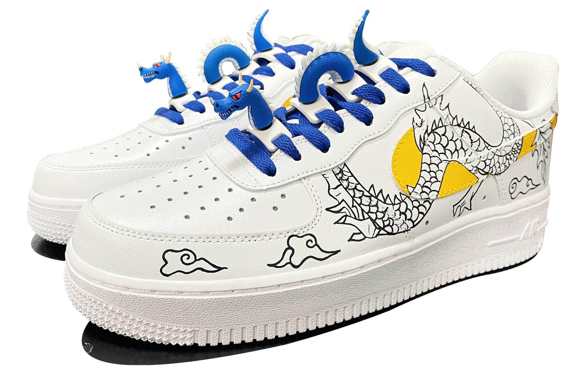Lookbook [Zapatos Personalizados] Nike Air Force 1 Low 'Dragón Chino' CW2288-111(TeamD-男款中国龙)