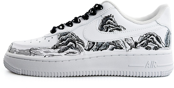 custom-shoes-nike-air-force-1-low-chinese-ink-landscape-black-white