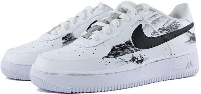 나이키 에어포스 1 로우 '수묵화' (검/흰) CW2288-111(Team39-AMY43国风山水) Lookbook 나이키 에어포스 1 로우 '수묵화' (검/흰) CW2288-111(Team39-AMY43国风山水)