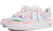 Shop 【客製化球鞋】Nike Air Force 1 Low '07 空軍一號 新年CNY 粉色小兔 藍天白雲 低筒 休閒鞋 男款 粉色