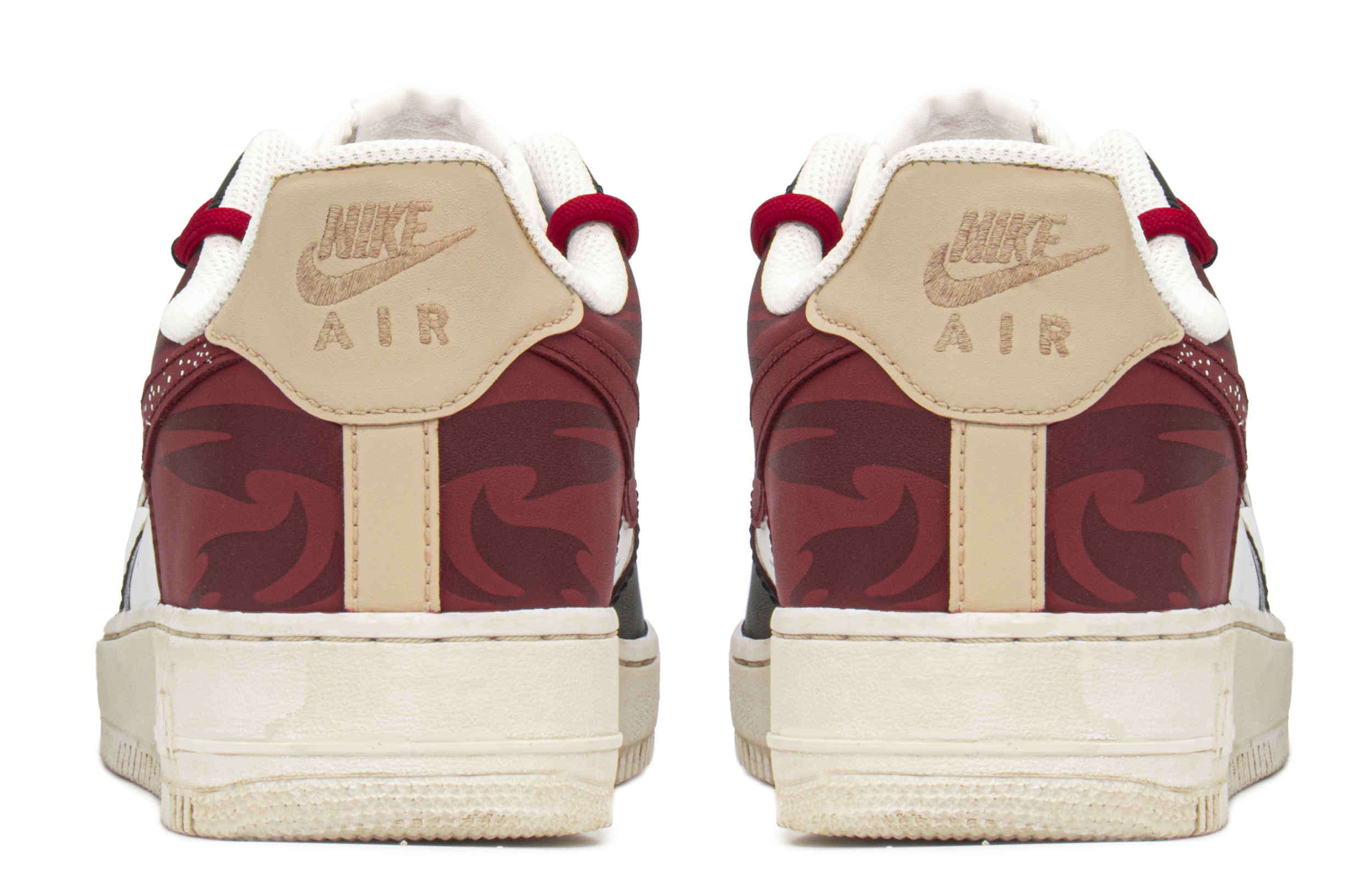 Purchase [Nike Air Force 1 Low] 'Tahun Baru Imlek Hitam Merah' Sepatu Kustom CW2288-111(TeamA-AF男如意吉祥S-BOX)