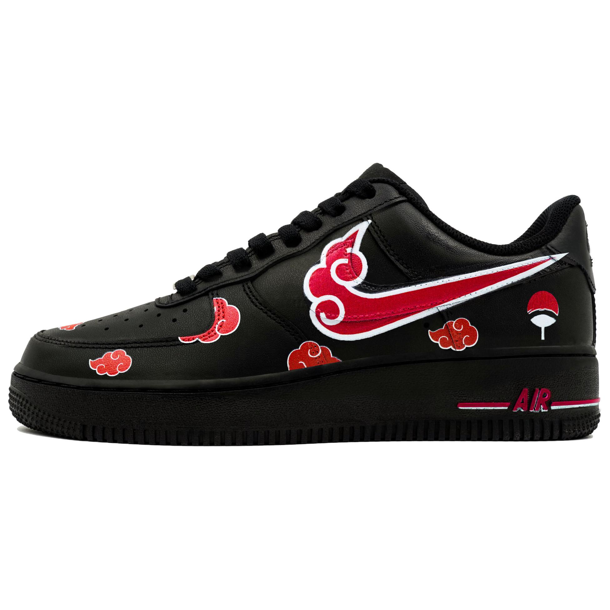 Order 【定製球鞋】 Nike Air Force 1 萬花弄 國風 “曉” 簡約 休閒 舒適 時尚 百搭 出街 運動 包覆性保暖 低幫 板鞋 男女同款 黑紅