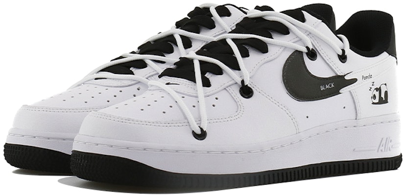 나이키 에어포스 1 로우 '팬더 흑백' (커스텀) DV1331-100(Team10-趴趴熊猫) Lookbook 나이키 에어포스 1 로우 '팬더 흑백' (커스텀) DV1331-100(Team10-趴趴熊猫)