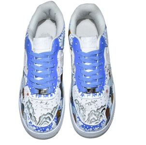 カスタムNike Air Force 1 '水墨山水' (ピュアホワイト) CW2288-111(Team23-男款-一重山水-纯白) Shop カスタムNike Air Force 1 '水墨山水' (ピュアホワイト) CW2288-111(Team23-男款-一重山水-纯白)
