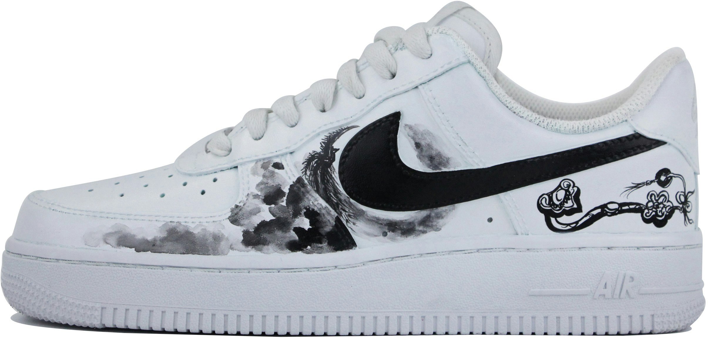 custom-shoes-nike-air-force-1-low-chinese-style-phoenix-black-white