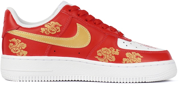 나이키 에어포스 1 로우 '전통 혼례 금홍' (Nike Air Force 1 Low '전통 혼례 금홍') CW2288-111(Team拾柒-男款低帮祥云婚鞋红金) Order 나이키 에어포스 1 로우 '전통 혼례 금홍' (Nike Air Force 1 Low '전통 혼례 금홍') CW2288-111(Team拾柒-男款低帮祥云婚鞋红金)