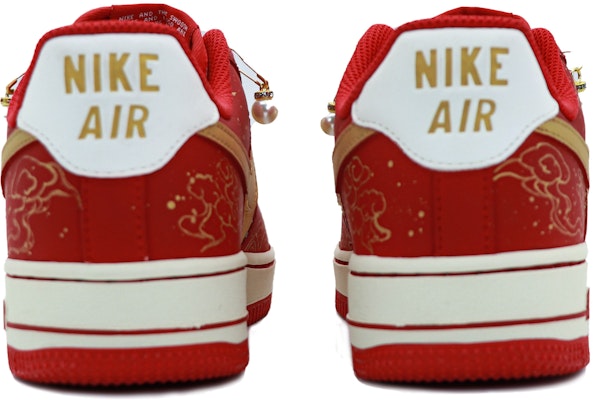 【定制球鞋】 Nike Air Force 1 Low 新婚 中式婚鞋 秀禾 浪漫 耐磨 舒適 平衡防滑 低幫 板鞋 男女同款 紅白 Purchase 【定制球鞋】 Nike Air Force 1 Low 新婚 中式婚鞋 秀禾 浪漫 耐磨 舒適 平衡防滑 低幫 板鞋 男女同款 紅白