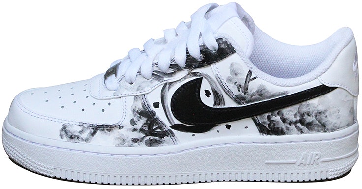 custom-shoes-nike-air-force-1-low-chinese-wind-black-white