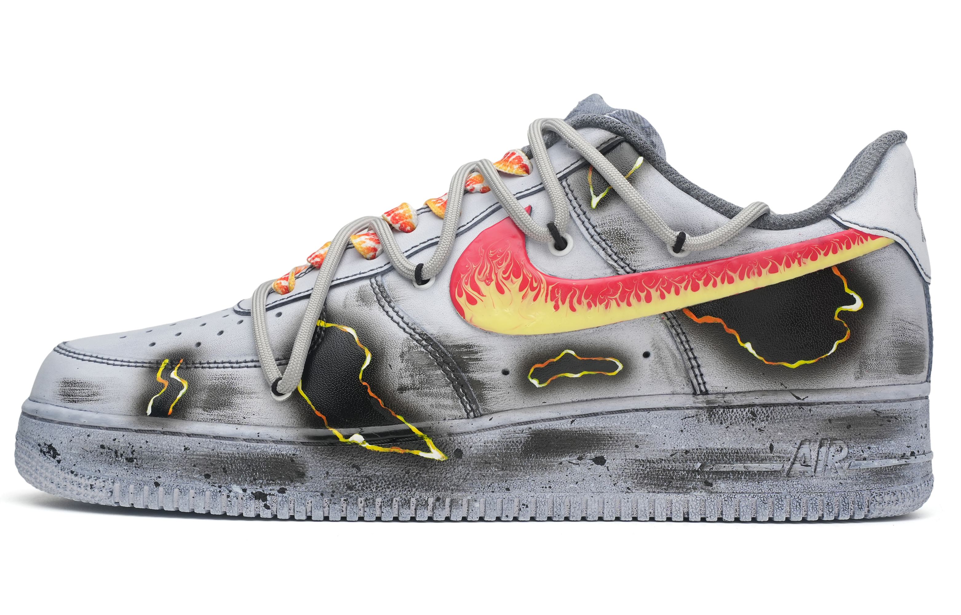 Buy [定制鞋款] 耐克空军一号低帮‘重庆喜悦之火’ CW2288-111-466242