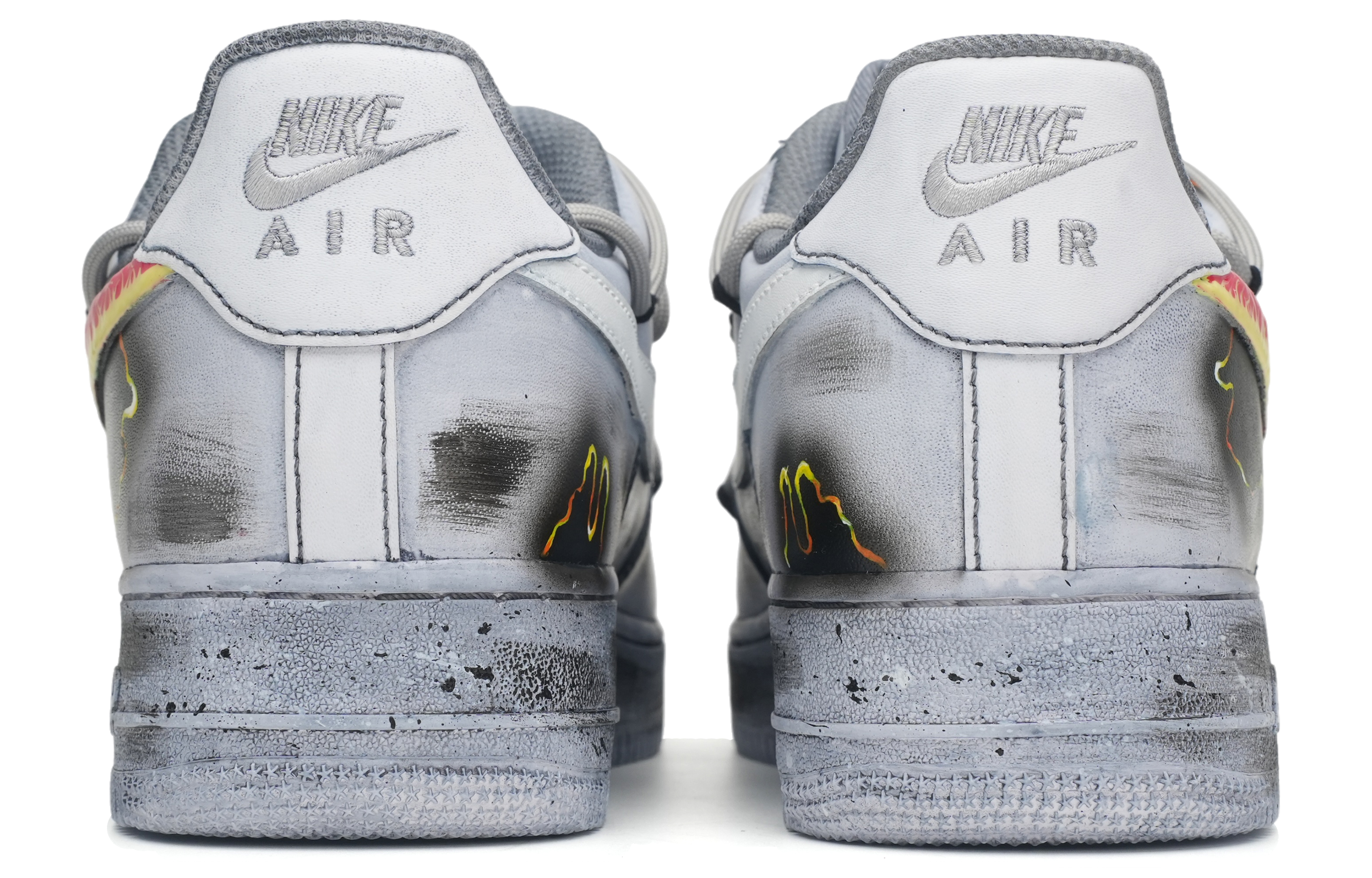 Shop [定制鞋款] 耐克空军一号低帮‘重庆喜悦之火’ CW2288-111-466242