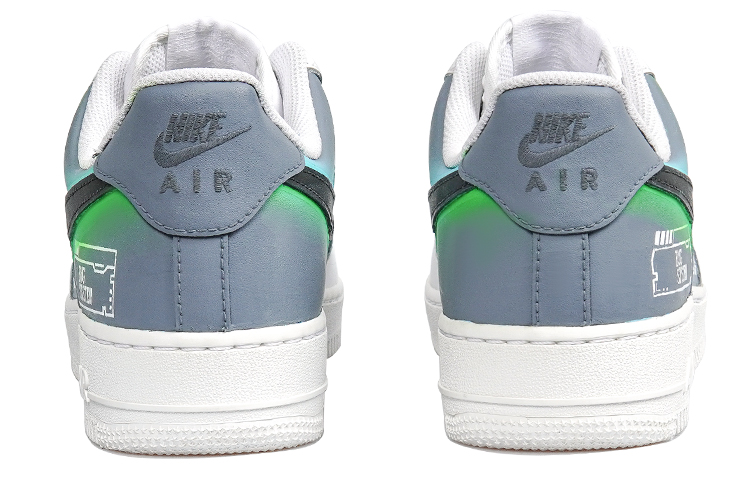 [Custom Shoes] Nike Air Force 1 Low 'Christmas Blue-Green Glow' 圖 5