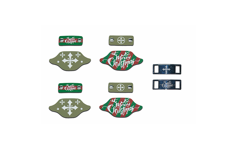 Sizing [定制鞋款] 耐克空军一号低帮 '圣诞礼物-手刻夜光鹿角雪花素皮红绿芝麻卡其' DO2333-101(TeamA-AF1圣诞图章红绿卡其)