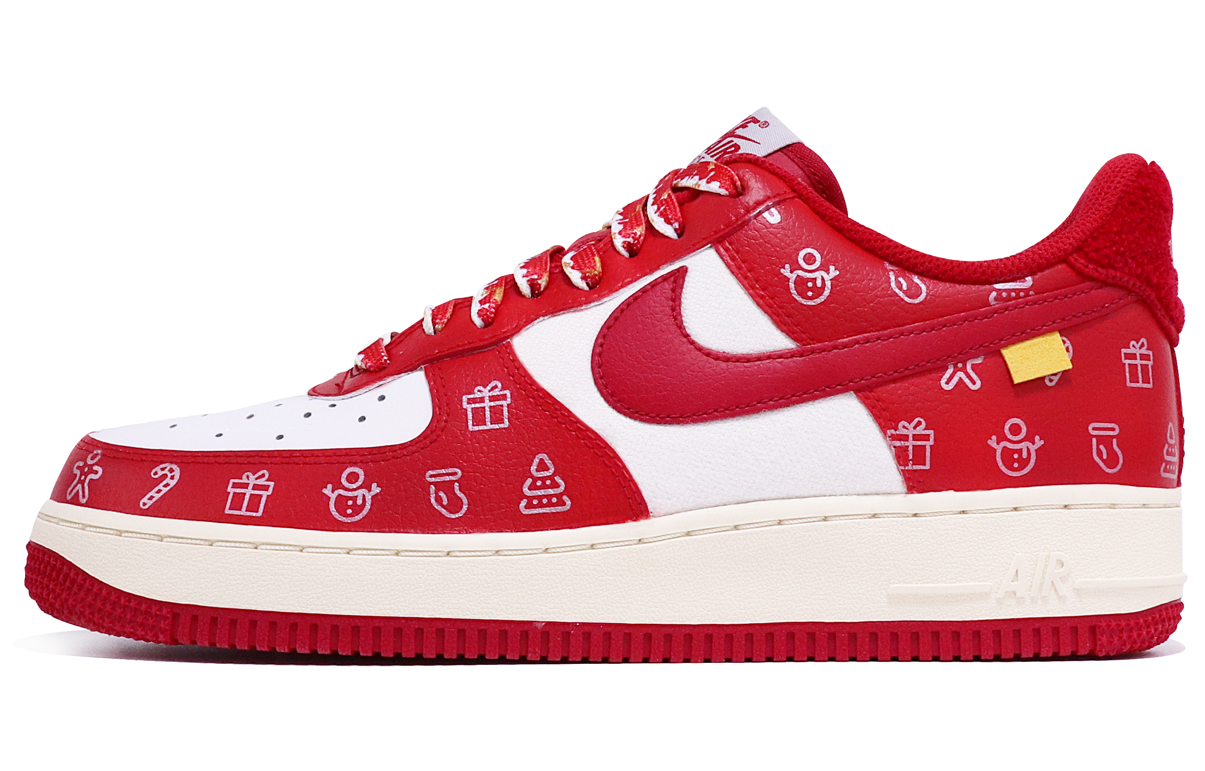 Buy [Kasut Custom] Nike Air Force 1 Low 'Graffiti Krismas' DO5220-161(TeamTen-男款圣诞红S-BOX)
