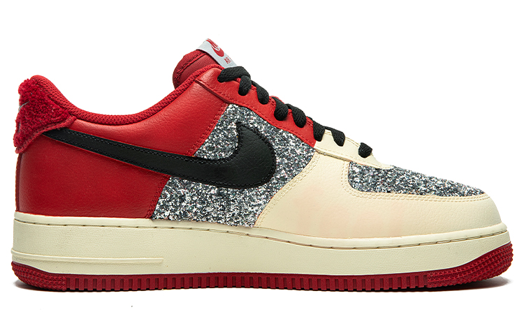 Order [Kasut Custom] Nike Air Force 1 Low 'Merah Krismas Lusuh' DO5220-161(TeamB-男款米白红圣诞M-BOX)