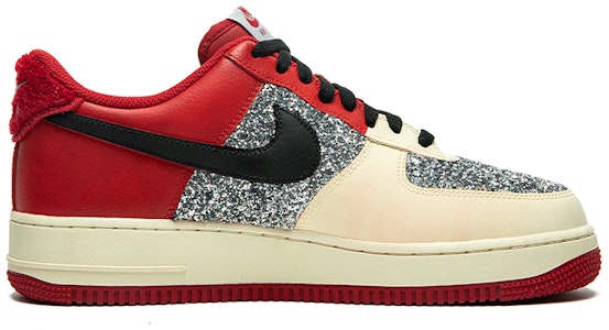 【定制球鞋】Nike Air Force 1 Low 空軍一號 野鶴製造 紅聖誕 亮閃 做舊 聖誕限定 休閒 低幫 板鞋 男款 白紅 Order 【定制球鞋】Nike Air Force 1 Low 空軍一號 野鶴製造 紅聖誕 亮閃 做舊 聖誕限定 休閒 低幫 板鞋 男款 白紅