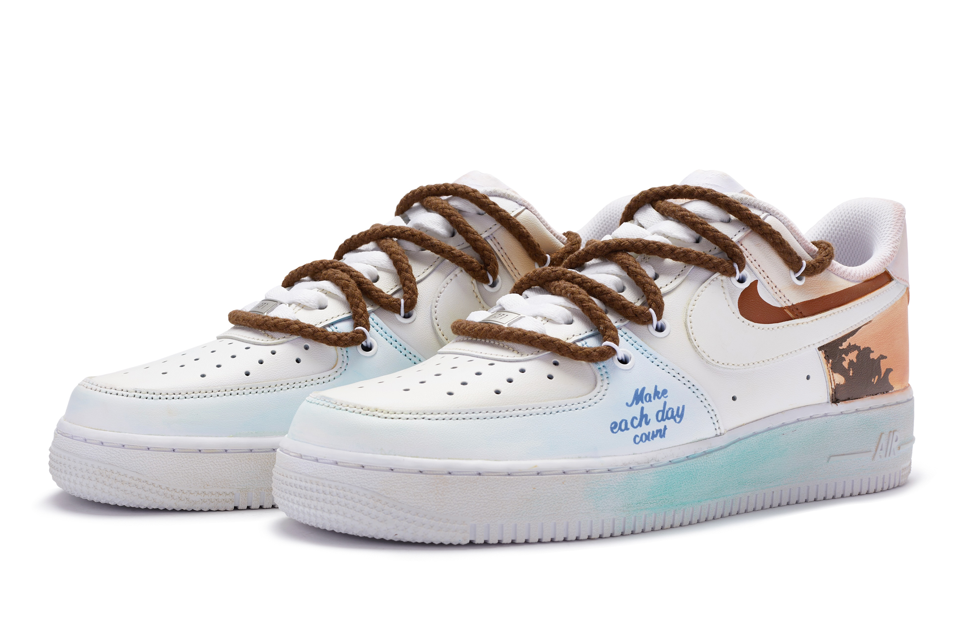 [Custom Shoes] Nike Air Force 1 Low 'City Love - Ocean Romance' 圖 3