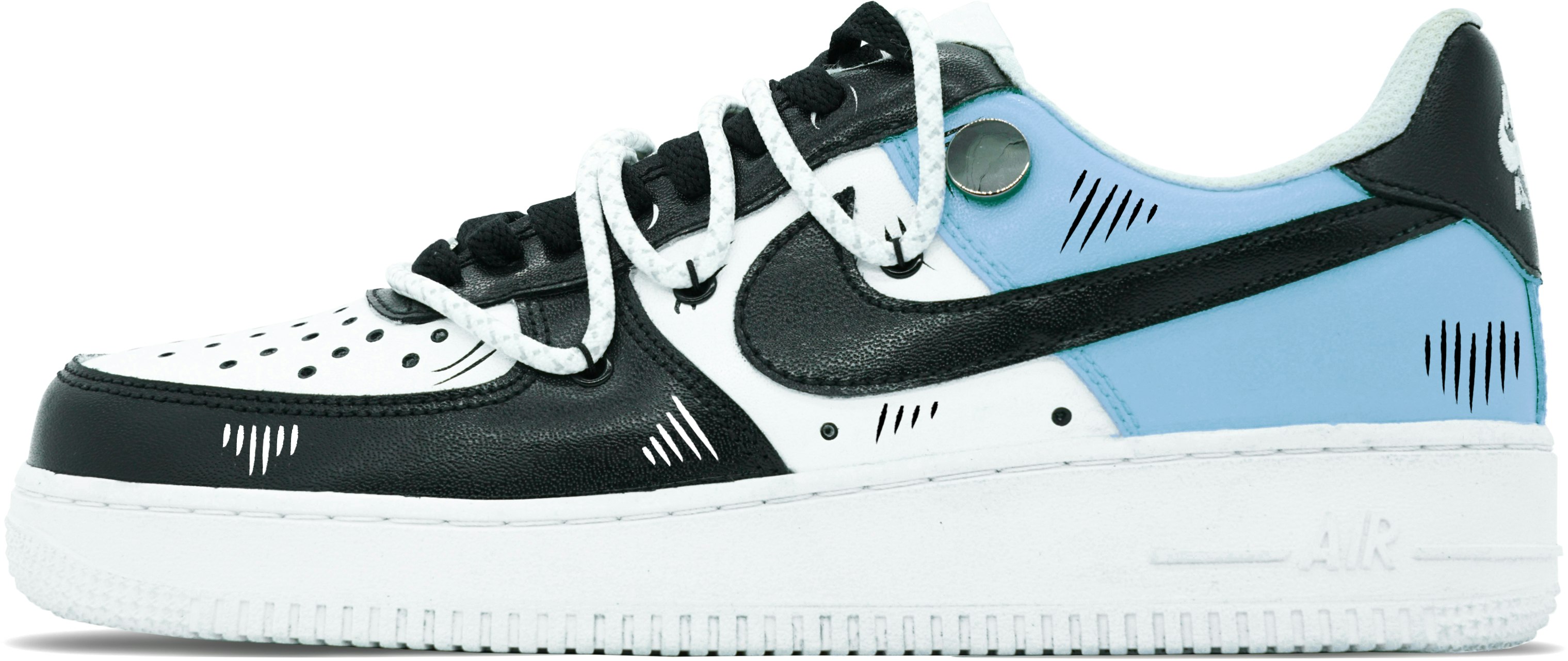 custom-shoes-nike-air-force-1-low-classic-black-blue-collision