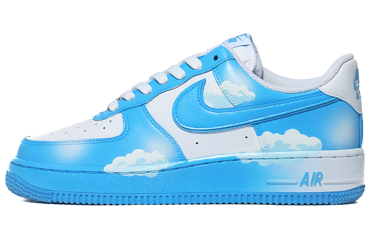 Buy [Sepatu Custom] Nike Air Force 1 Low 'Langit Biru Jernih' DV0788-101(Team10--晴空万里)