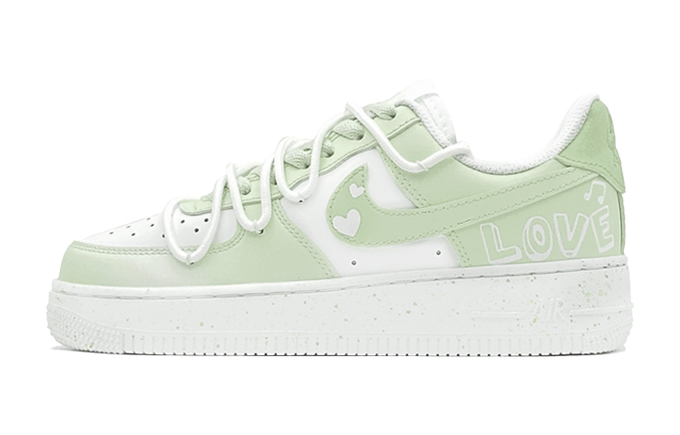 [Custom Shoes] Nike Air Force 1 Low 'Cloud Love Green White'