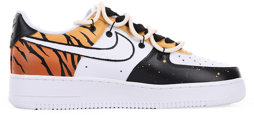 【定制球鞋】Nike Air Force 1 Low 空军一号 CNY-虎年限定主題定制 虎紋 新年 解構鞋帶 限量500雙特殊鞋盒款 板鞋 男款 黑橙 Order 【定制球鞋】Nike Air Force 1 Low 空军一号 CNY-虎年限定主題定制 虎紋 新年 解構鞋帶 限量500雙特殊鞋盒款 板鞋 男款 黑橙