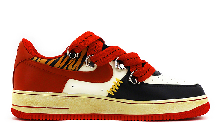 Order [定制款] 耐克空军一号低帮 '虎年特别版' CV1724-100(TeamK-CNY虎年限定黑红)