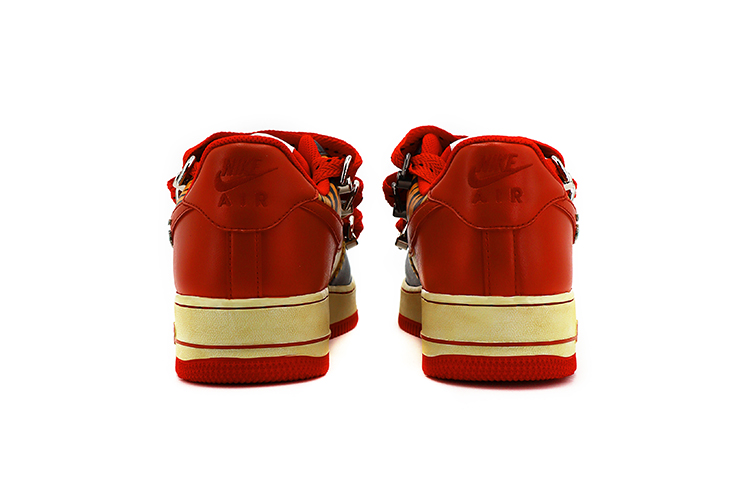 Shop [定制款] 耐克空军一号低帮 '虎年特别版' CV1724-100(TeamK-CNY虎年限定黑红)