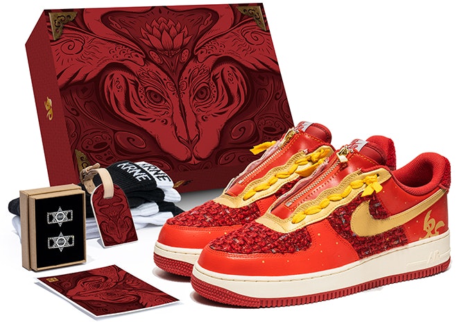 custom-shoes-nike-air-force-1-low-cny-year-of-the-rabbit-gold-red