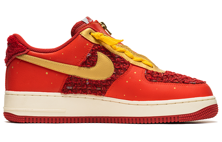 Lookbook [Kasut Custom] Nike Air Force 1 Low 'CNY Tahun Arnab Emas Merah' DO5220-161(TeamB-男款金红卯兔R-BOX)