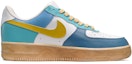 Order 【定製球鞋】Nike Air Force 1 Low CUS DESIGN 手繪風景 海邊漫步 低幫 板鞋 男款 白藍黃