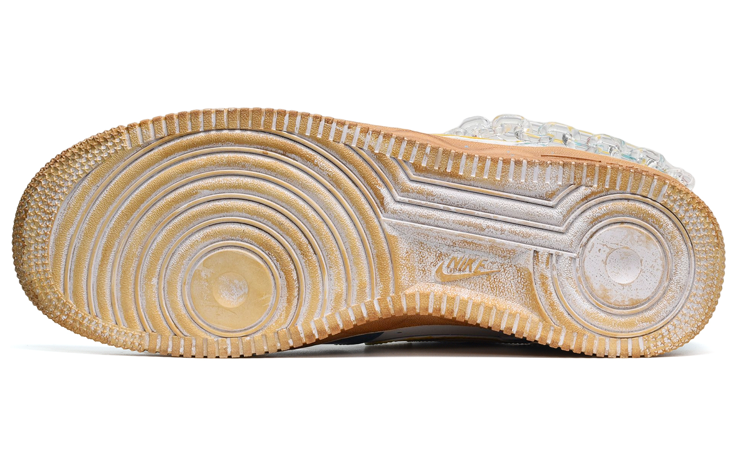 Purchase 【定製球鞋】Nike Air Force 1 Low CUS DESIGN 手繪風景 海邊漫步 低幫 板鞋 男款 白藍黃