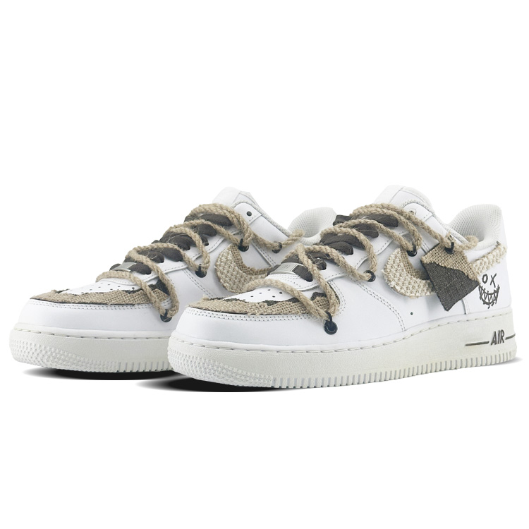 Lookbook ナイキ エアフォース1 ロー『コーヒービーン』カスタムシューズ CW2288-111(Team97-咖啡豆恶魔）