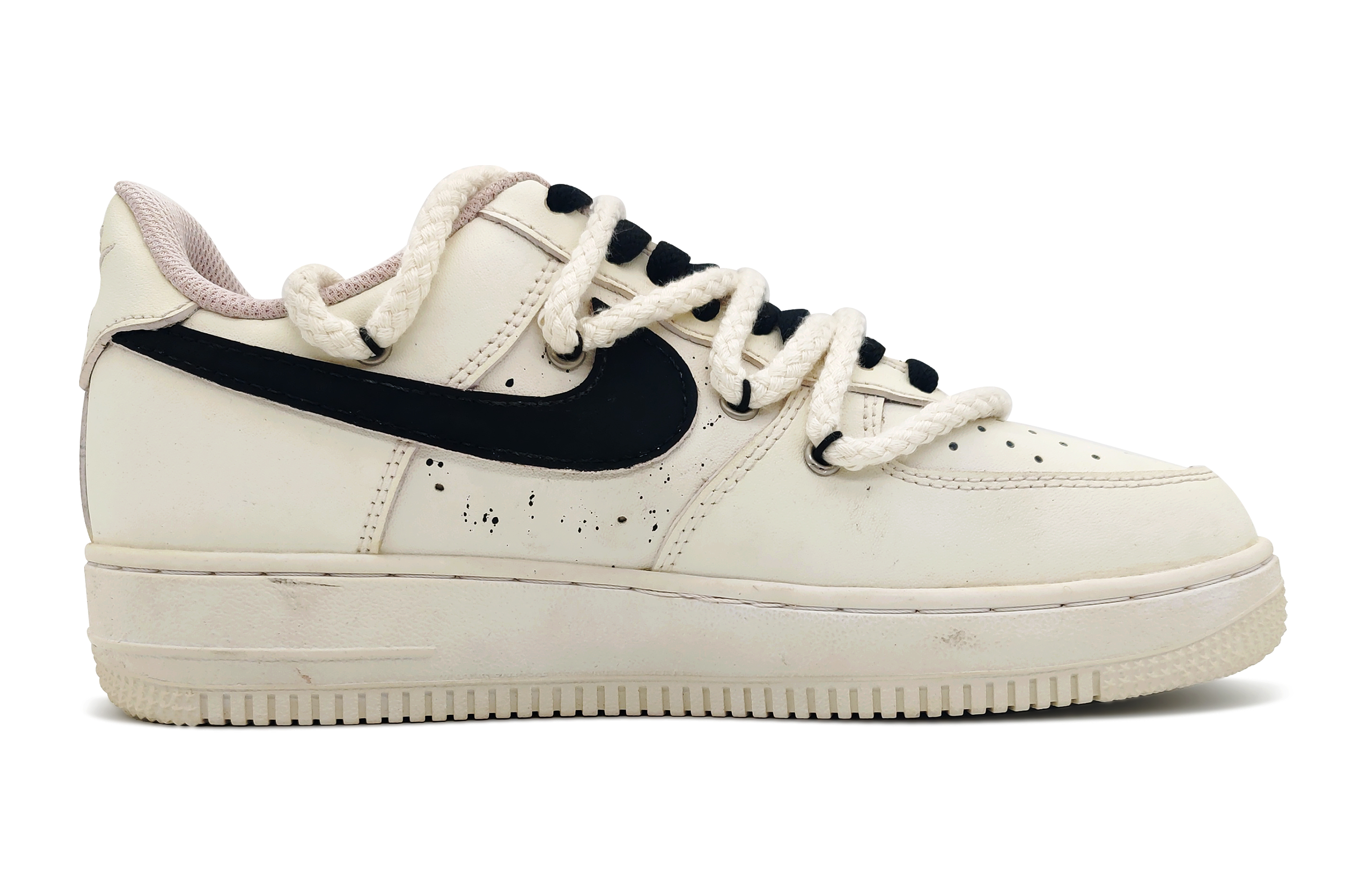 [Custom Shoes] Nike Air Force 1 Low 'Coffee Distressed Deconstructed Vintage' 圖 2