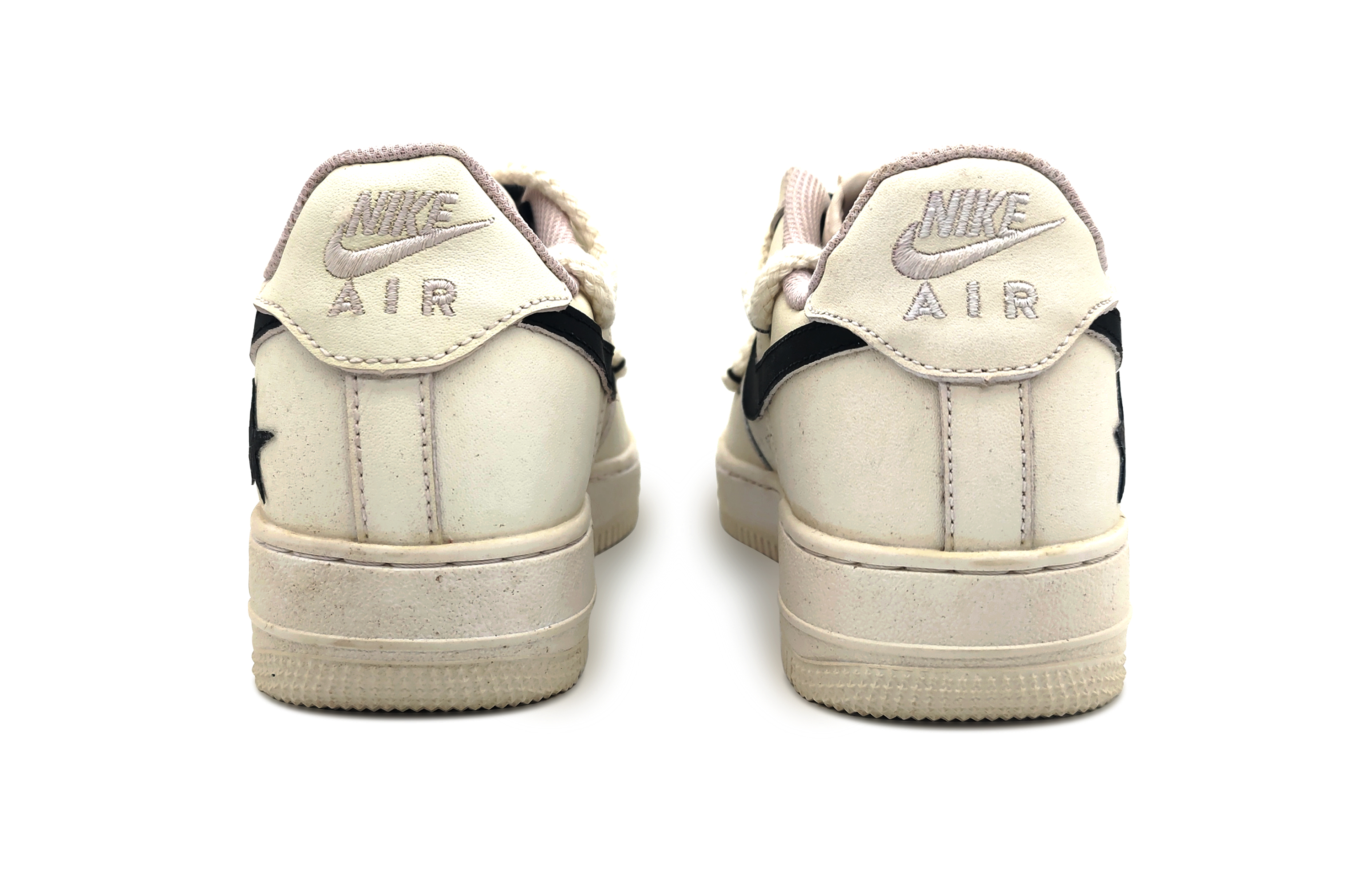 [Custom Shoes] Nike Air Force 1 Low 'Coffee Distressed Deconstructed Vintage' 圖 4