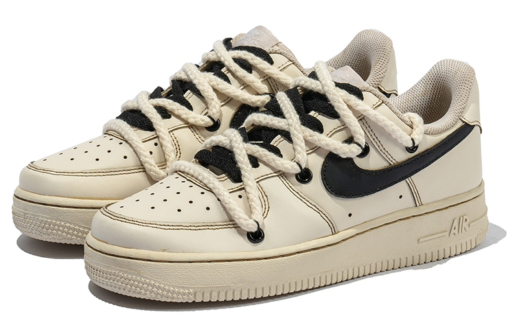 Lookbook [Sepatu Kustom] Nike Air Force 1 Low 'Coffee Dye - Putih Cokelat' CW2288-111(TeamB-男款咖啡棕)
