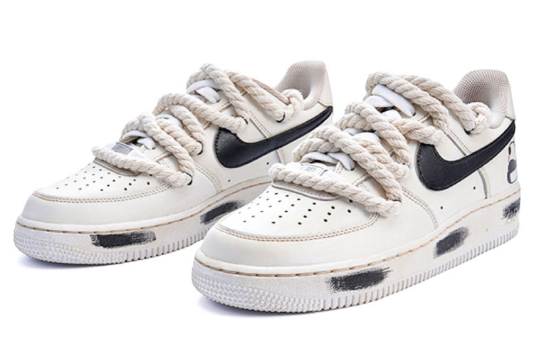 Lookbook [Kasutan Kasut] Nike Air Force 1 Low 'Coffee Dye Blush Panda' CW2288-111(Team74-腮红熊猫)